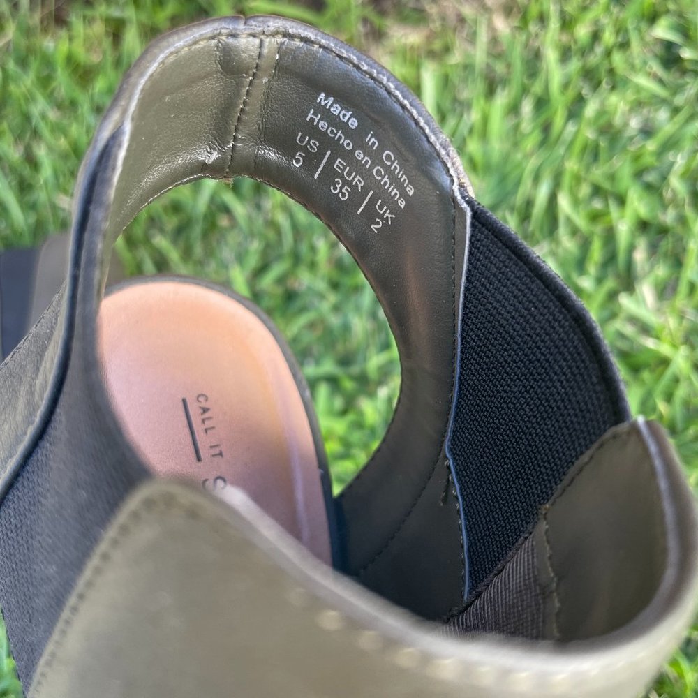 Call It Spring Open Toe Bootie - image 8